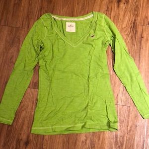 Hollister long sleeve shirt- large